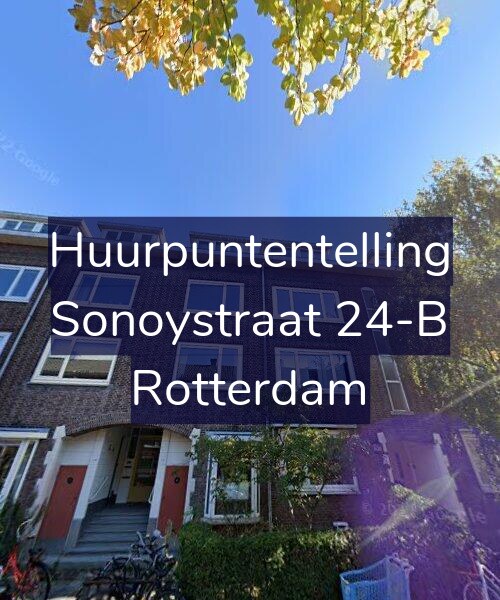 Foto gevel Huurpuntentelling voor Sonoystraat 24-B, Rotterdam