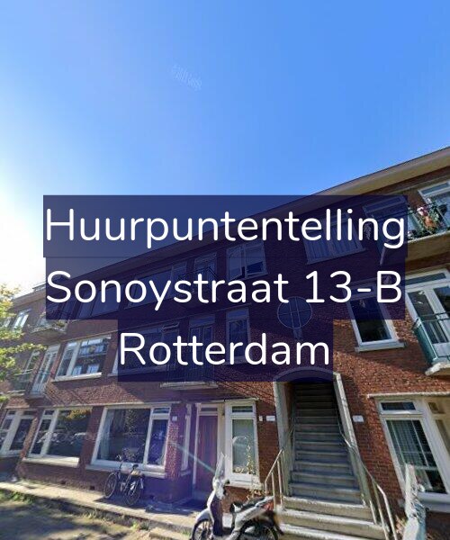 Foto gevel Huurpuntentelling voor Sonoystraat 13-B, Rotterdam