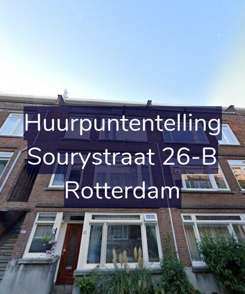 Foto gevel Huurpuntentelling voor Sourystraat 26-B, Rotterdam