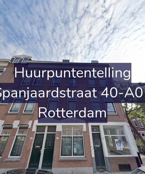 Foto gevel Huurpuntentelling voor Spanjaardstraat 40-A01, Rotterdam