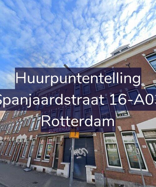 Foto gevel Huurpuntentelling voor Spanjaardstraat 16-A03, Rotterdam