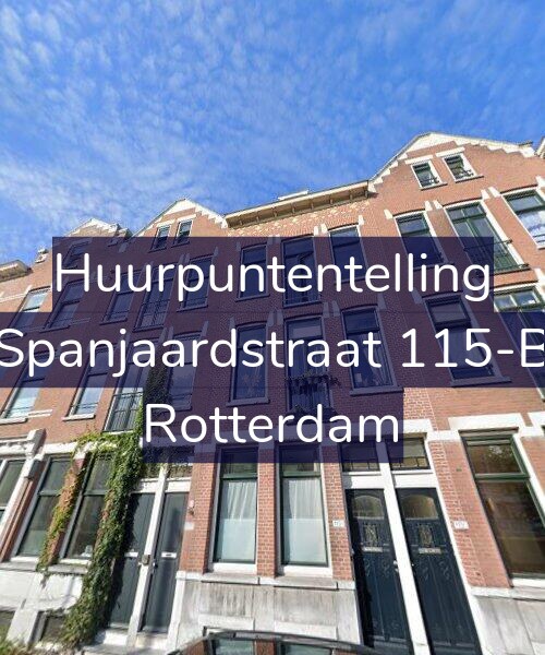 Foto gevel Huurpuntentelling voor Spanjaardstraat 115-B, Rotterdam