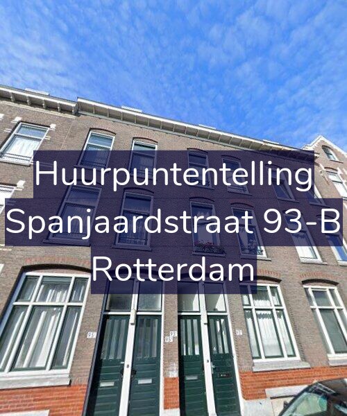 Foto gevel Huurpuntentelling voor Spanjaardstraat 93-B, Rotterdam