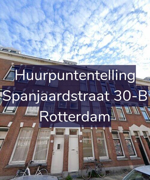 Foto gevel Huurpuntentelling voor Spanjaardstraat 30-B, Rotterdam
