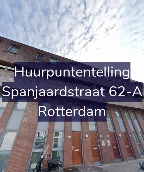 Foto gevel Huurpuntentelling voor Spanjaardstraat 62-A, Rotterdam