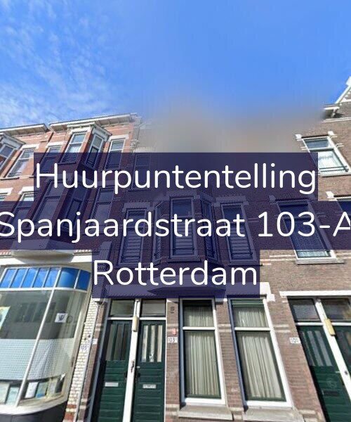 Foto gevel Huurpuntentelling voor Spanjaardstraat 103-A, Rotterdam