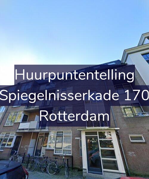 Foto gevel Huurpuntentelling voor Spiegelnisserkade 170, Rotterdam