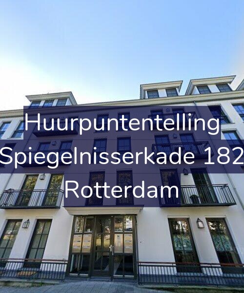 Foto gevel Huurpuntentelling voor Spiegelnisserkade 182, Rotterdam