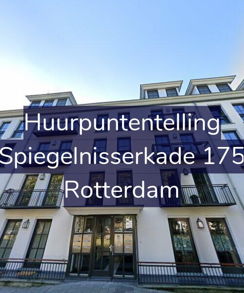 Foto gevel Huurpuntentelling voor Spiegelnisserkade 175, Rotterdam