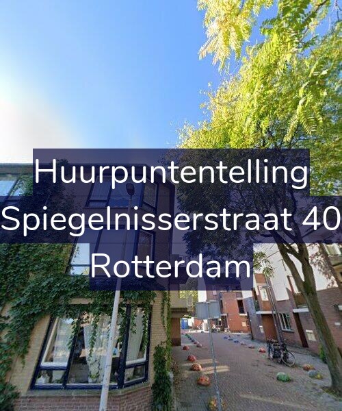 Foto gevel Huurpuntentelling voor Spiegelnisserstraat 40, Rotterdam