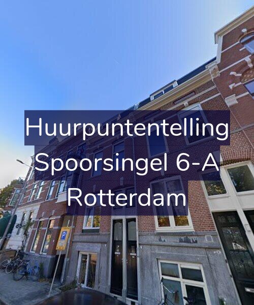 Foto gevel Huurpuntentelling voor Spoorsingel 6-A, Rotterdam