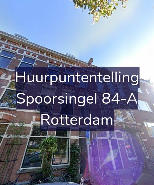 Foto gevel Huurpuntentelling voor Spoorsingel 84-A, Rotterdam
