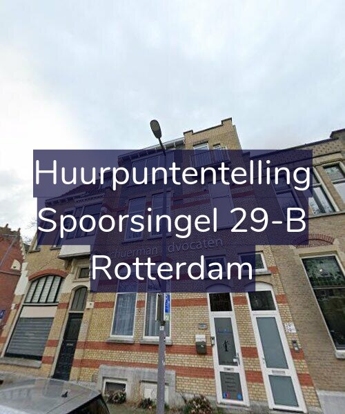 Foto gevel Huurpuntentelling voor Spoorsingel 29-B, Rotterdam