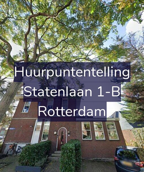 Foto gevel Huurpuntentelling voor Statenlaan 1-B, Rotterdam