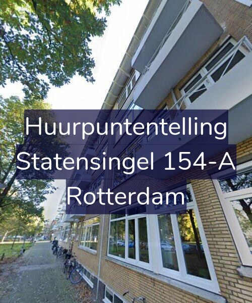 Foto gevel Huurpuntentelling voor Statensingel 154-A, Rotterdam