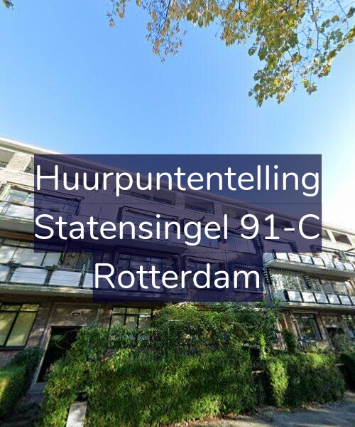 Foto gevel Huurpuntentelling voor Statensingel 91-C, Rotterdam