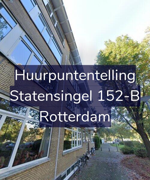 Foto gevel Huurpuntentelling voor Statensingel 152-B, Rotterdam