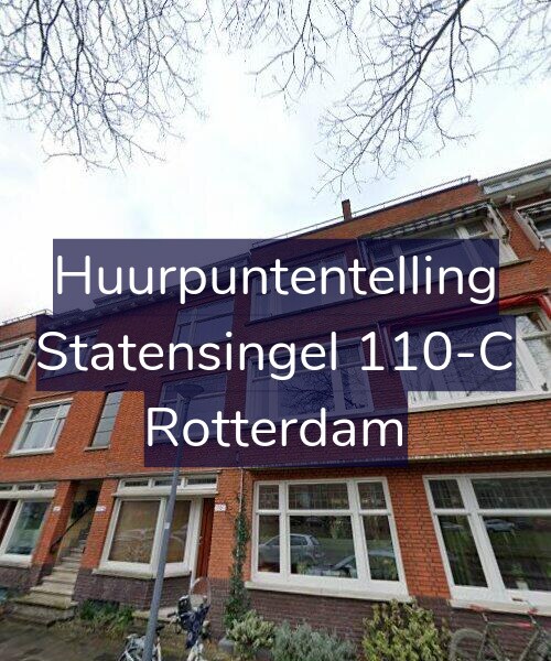Foto gevel Huurpuntentelling voor Statensingel 110-C, Rotterdam