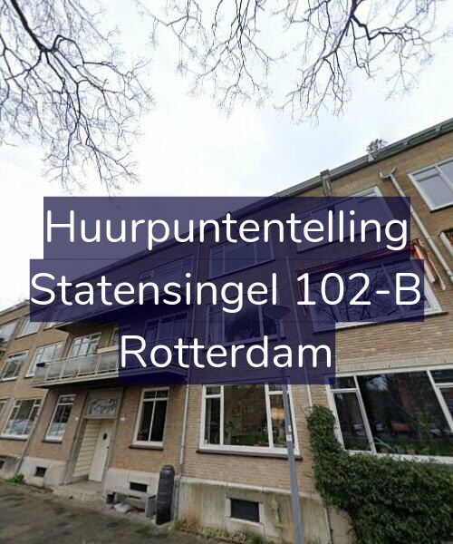 Foto gevel Huurpuntentelling voor Statensingel 102-B, Rotterdam