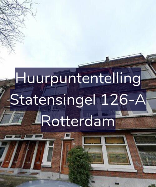 Foto gevel Huurpuntentelling voor Statensingel 126-A, Rotterdam