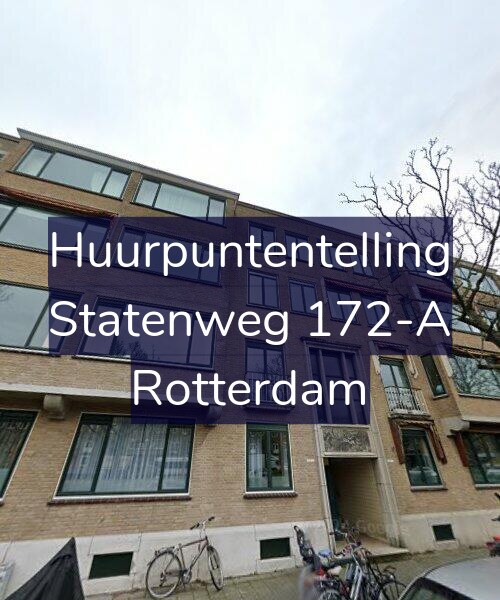 Foto gevel Huurpuntentelling voor Statenweg 172-A, Rotterdam