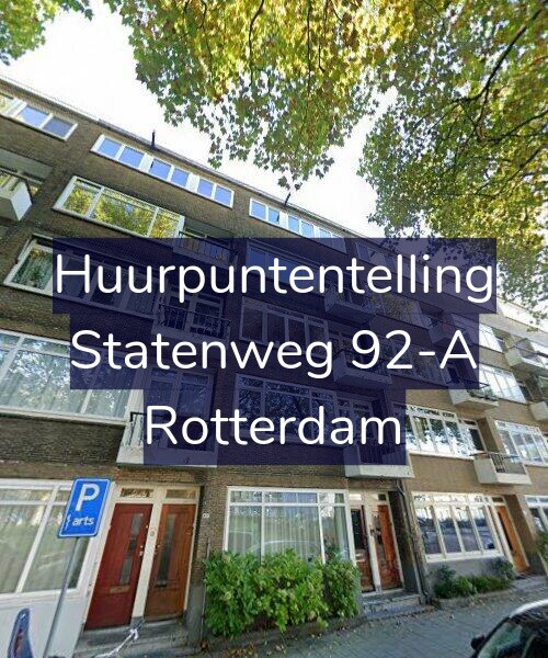 Foto gevel Huurpuntentelling voor Statenweg 92-A, Rotterdam