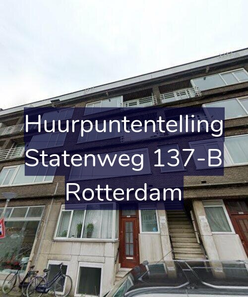 Foto gevel Huurpuntentelling voor Statenweg 137-B, Rotterdam
