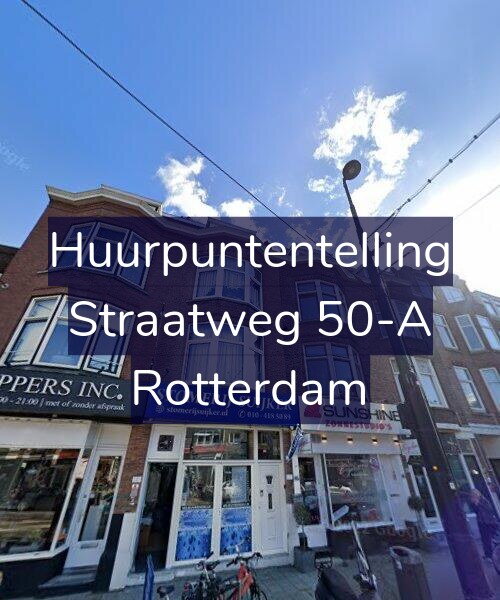 Foto gevel Huurpuntentelling voor Straatweg 50-A, Rotterdam