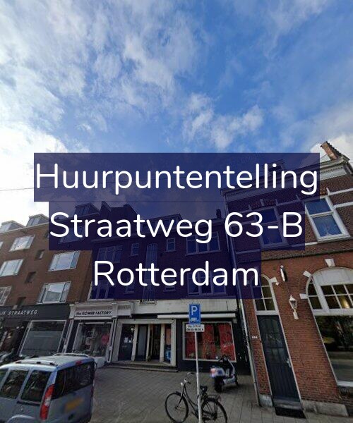 Foto gevel Huurpuntentelling voor Straatweg 63-B, Rotterdam
