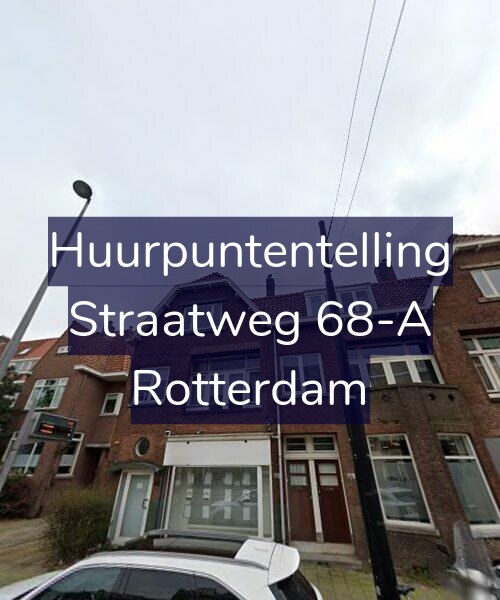 Foto gevel Huurpuntentelling voor Straatweg 68-A, Rotterdam