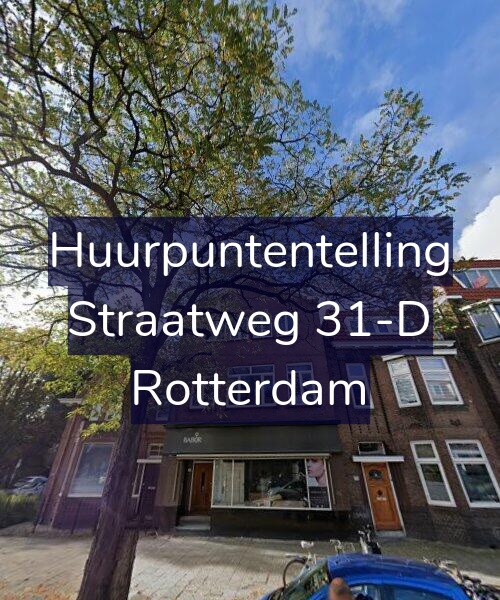 Foto gevel Huurpuntentelling voor Straatweg 31-D, Rotterdam