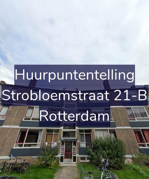 Foto gevel Huurpuntentelling voor Strobloemstraat 21-B, Rotterdam