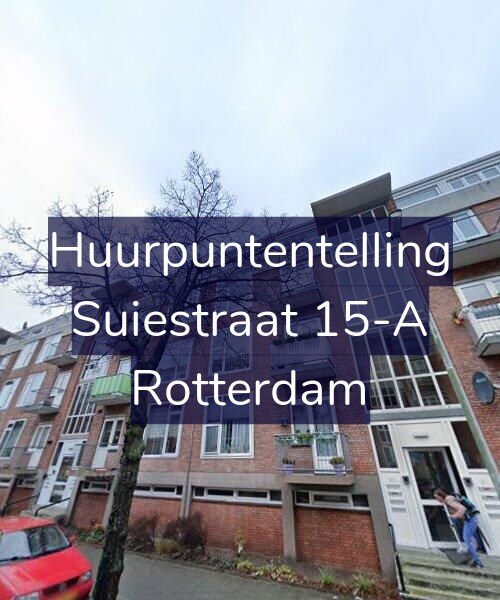 Foto gevel Huurpuntentelling voor Suiestraat 15-A, Rotterdam