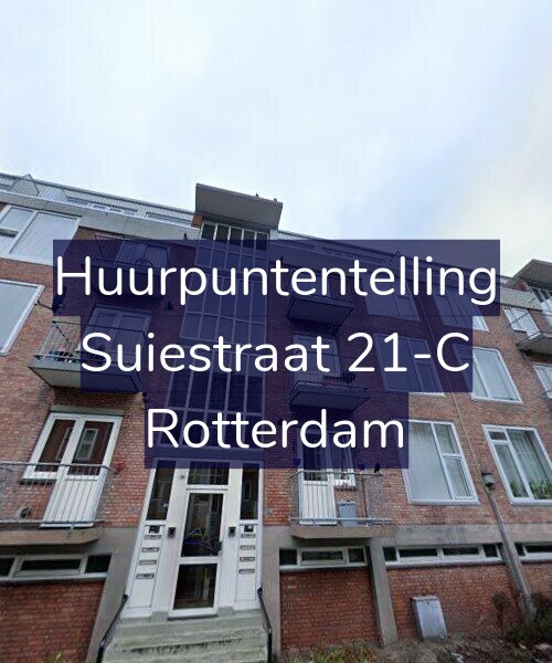 Foto gevel Huurpuntentelling voor Suiestraat 21-C, Rotterdam