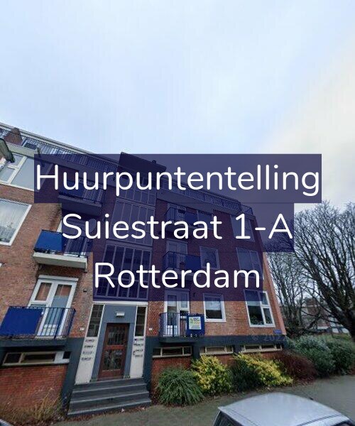 Foto gevel Huurpuntentelling voor Suiestraat 1-A, Rotterdam
