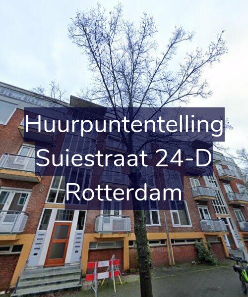 Foto gevel Huurpuntentelling voor Suiestraat 24-D, Rotterdam