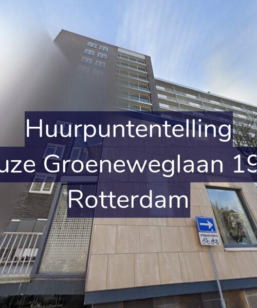 Foto gevel Huurpuntentelling voor Suze Groeneweglaan 195, Rotterdam