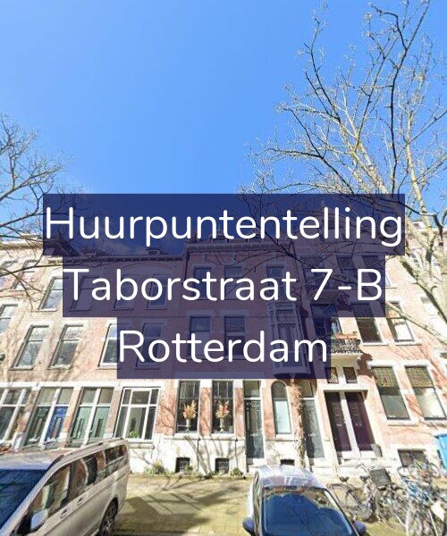 Foto gevel Huurpuntentelling voor Taborstraat 7-B, Rotterdam