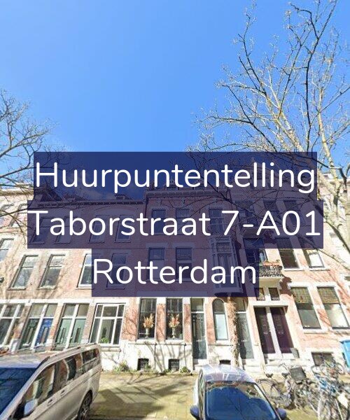 Foto gevel Huurpuntentelling voor Taborstraat 7-A01, Rotterdam