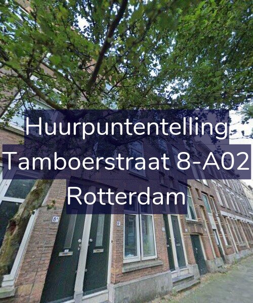 Foto gevel Huurpuntentelling voor Tamboerstraat 8-A02, Rotterdam