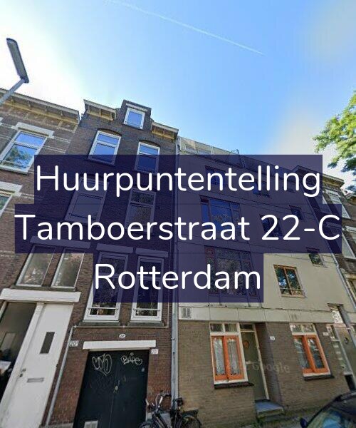 Foto gevel Huurpuntentelling voor Tamboerstraat 22-C, Rotterdam