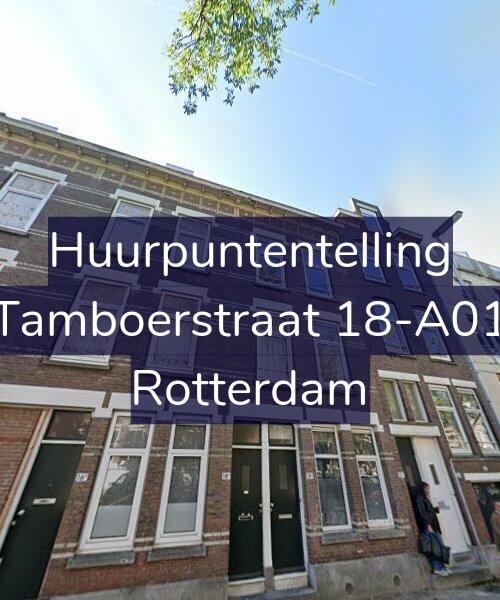 Foto gevel Huurpuntentelling voor Tamboerstraat 18-A01, Rotterdam