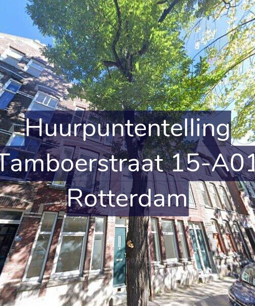 Foto gevel Huurpuntentelling voor Tamboerstraat 15-A01, Rotterdam