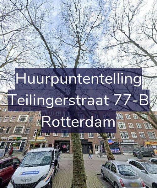 Foto gevel Huurpuntentelling voor Teilingerstraat 77-B, Rotterdam