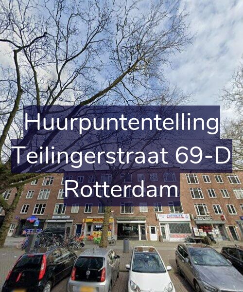 Foto gevel Huurpuntentelling voor Teilingerstraat 69-D, Rotterdam