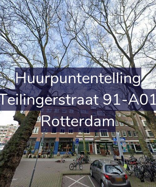 Foto gevel Huurpuntentelling voor Teilingerstraat 91-A01, Rotterdam