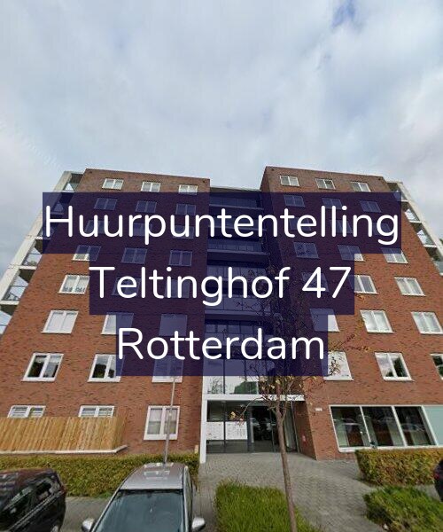 Foto gevel Huurpuntentelling voor Teltinghof 47, Rotterdam