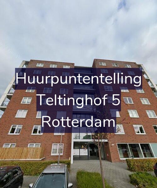 Foto gevel Huurpuntentelling voor Teltinghof 5, Rotterdam