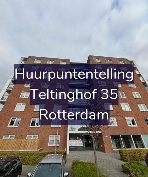 Foto gevel Huurpuntentelling voor Teltinghof 35, Rotterdam
