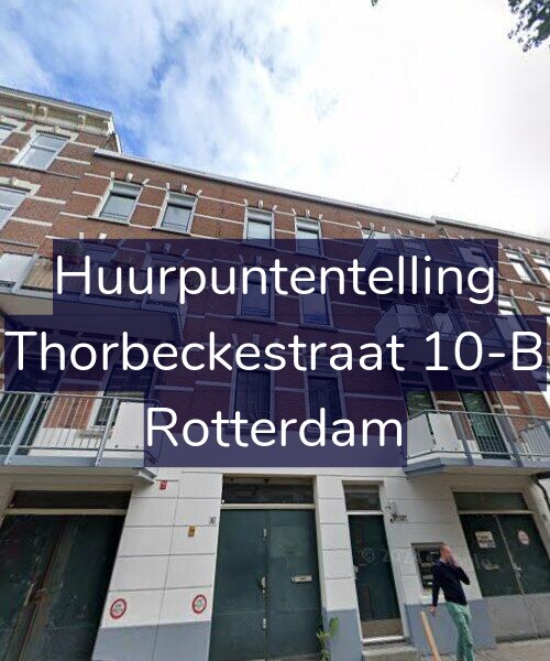 Foto gevel Huurpuntentelling voor Thorbeckestraat 10-B, Rotterdam